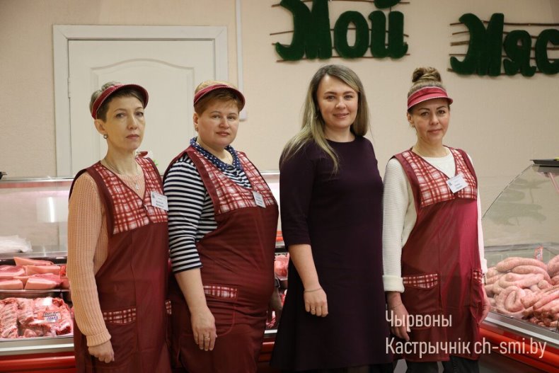 В Октябрьском сегодня был открыт магазин "Моя Мясной" ОАО "Пуховичимясопродукт". - 5360098996871