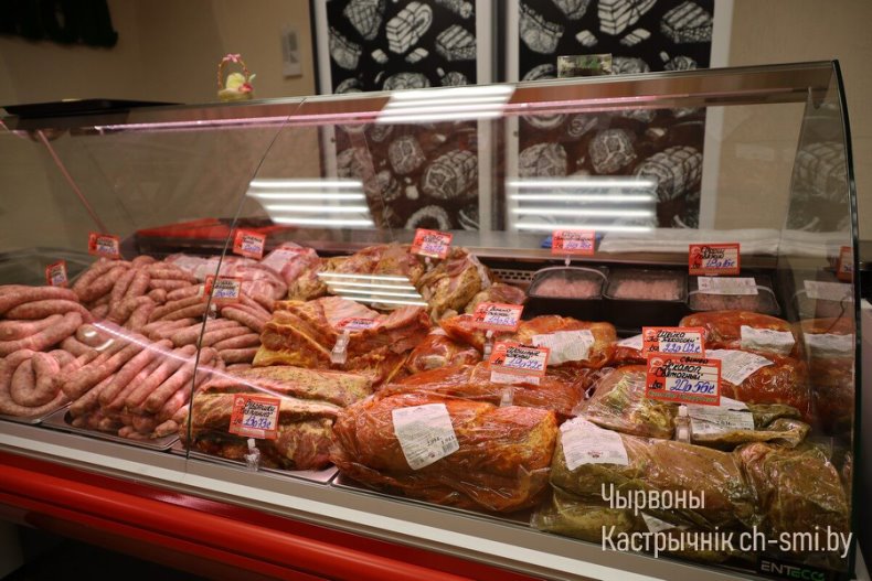 В Октябрьском сегодня был открыт магазин "Моя Мясной" ОАО "Пуховичимясопродукт". - 5360098951559