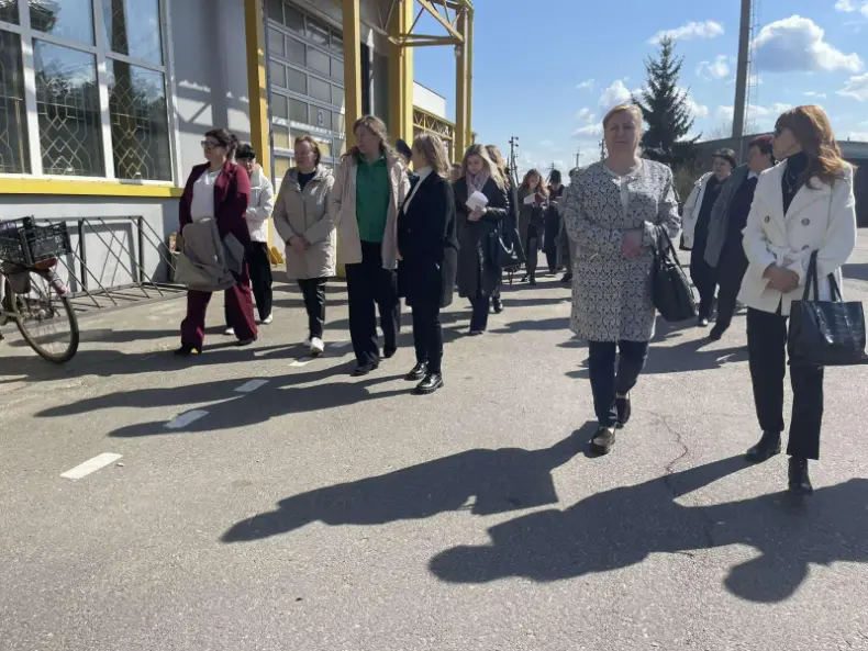 Сегодня в Октябрьском в рамках недели "Нулевого травматизма"  на базе Октябрьского РЭС филиала "Речицкие электрические сети" РУП "Гомельэнерго" прошел районный День охраны труда. - 5360342573959