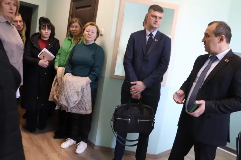 Сегодня в Октябрьском прошел районный День охраны труда на базе Октябрьского РЭС филиала "Речицкие электрические сети" РУП "Гомельэнерго". - 5360342512007