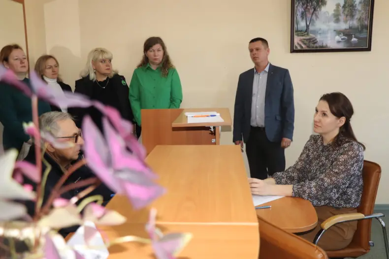 Сегодня в Октябрьском прошел районный День охраны труда на базе Октябрьского РЭС филиала "Речицкие электрические сети" РУП "Гомельэнерго". - 5360342511495