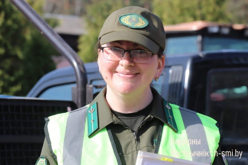 В Октябрьском лесхозе  на базе ремонтно-механических мастерских прошел ежегодный смотр-конкурс лесной охраны. - 5360178911367