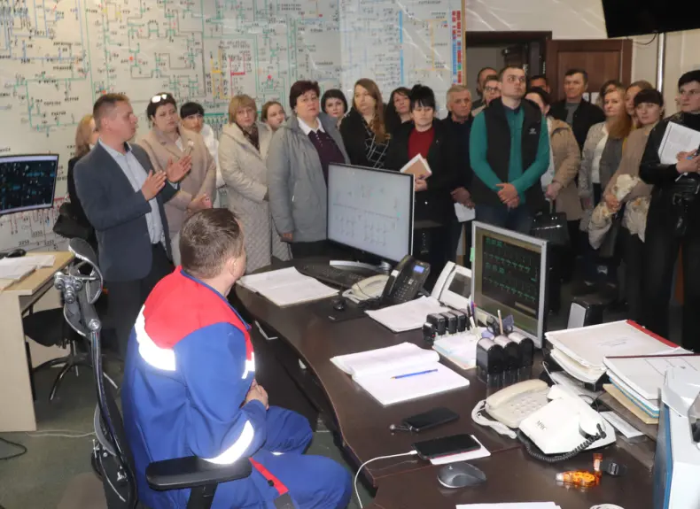 Сегодня в Октябрьском прошел районный День охраны труда на базе Октябрьского РЭС филиала "Речицкие электрические сети" РУП "Гомельэнерго". - 5360342530951