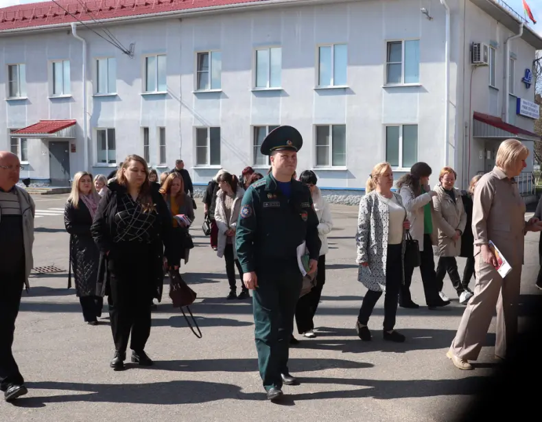 Сегодня в Октябрьском прошел районный День охраны труда на базе Октябрьского РЭС филиала "Речицкие электрические сети" РУП "Гомельэнерго". - 5360342566791