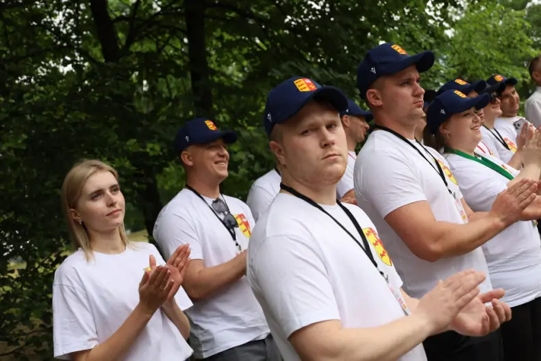 На базе культурно-развлекательного комплекса "Бубновка" сегодня проходит ежегодный районный туристический слет «Рудобельское единство". - 5361007807367