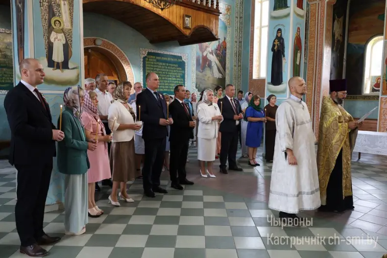 В православных храмах Беларуси в День Независимости совершены Божественные литургии с благодарственными молебнами, - 5361161586055