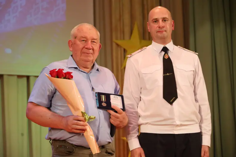 Юбилейную дату – 60-летие масштабно и празднично отметил Октябрьский районный отдел внутренних дел. - 5361601887879